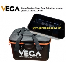 Caixa Vega BAKKAN c/ Tabuleiro Interior 40X25X26Cm Caixa Vega BAKKAN c/ Tabuleiro Interior 40X25X26Cm